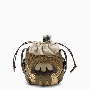 【LOEWE】 Bird Mini raffia crossbody bag Bird Mini raffia crossbody bag in pink - Loewe | Mytheresa